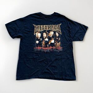 Metallica Shirt Mens L Metal Rock Band Tee‎ Concert Tour Y2k Black Vintage